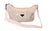 Borsa rettangolare camoscio strass perle