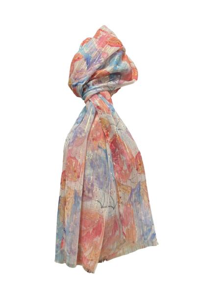 Foulard fantasia lurex