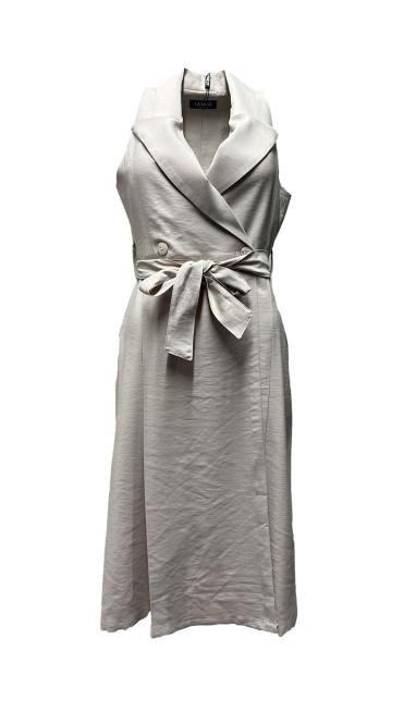 Abito portafoglio misto lino