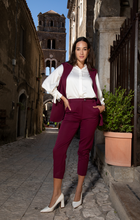 Camicia fiocchi polsi raso