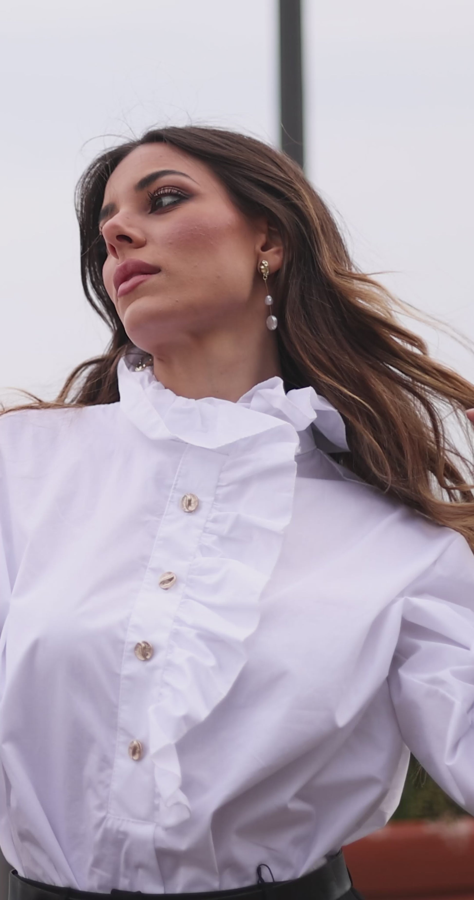 Camicia rouches